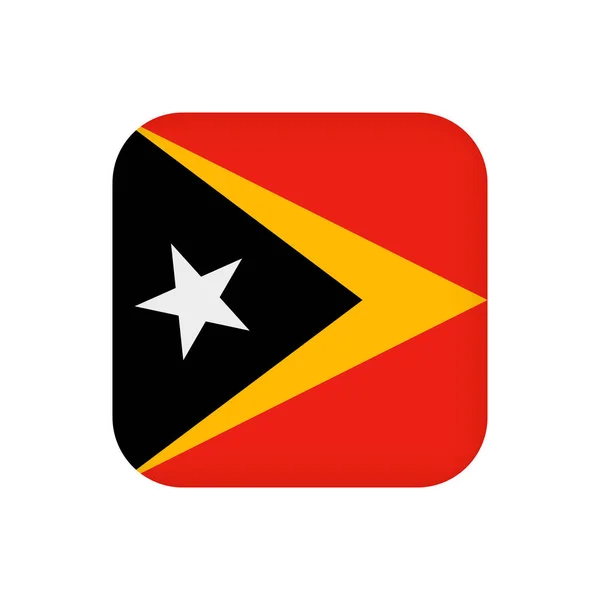 East Timor Flag Official Colors Vector Illustration — 스톡 벡터