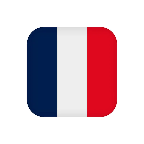 France Flag Official Colors Vector Illustration — Stockvector