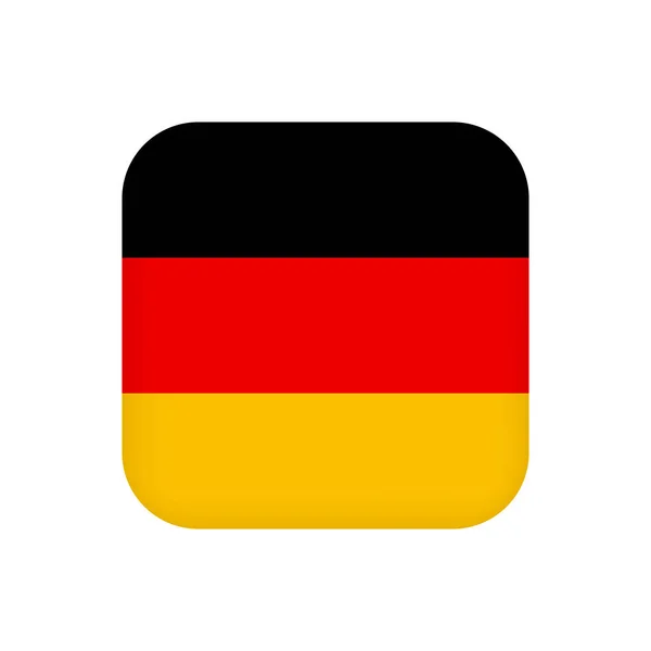 Germany Flag Official Colors Vector Illustration — Vetor de Stock