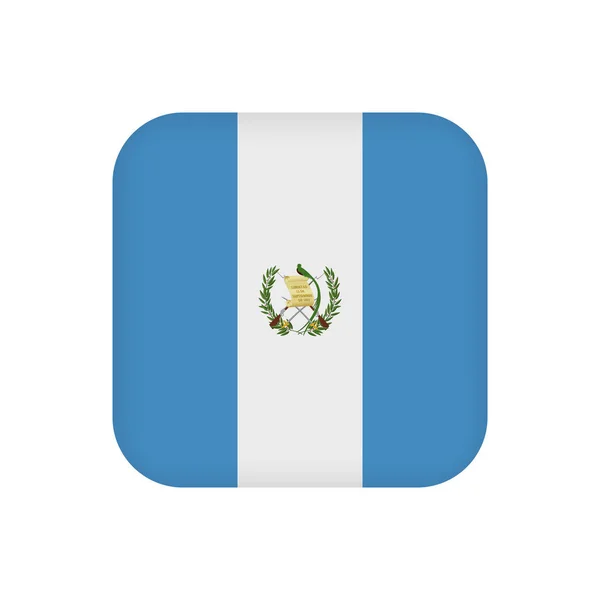 Guatemala Flag Official Colors Vector Illustration — Stock vektor