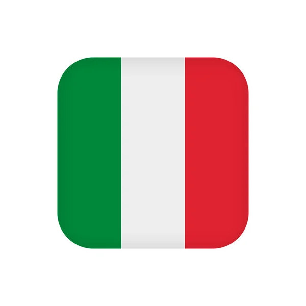 Italien Flagge Offizielle Farben Vektorillustration — Stockvektor