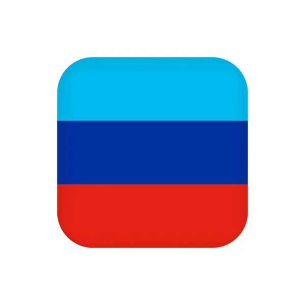 Bandeira República Luhansk Cores Oficiais Ilustração Vetorial —  Vetores de Stock
