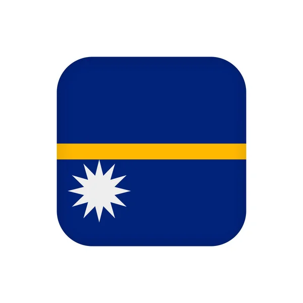 瑙鲁国旗 官方的颜色 矢量说明 — 图库矢量图片