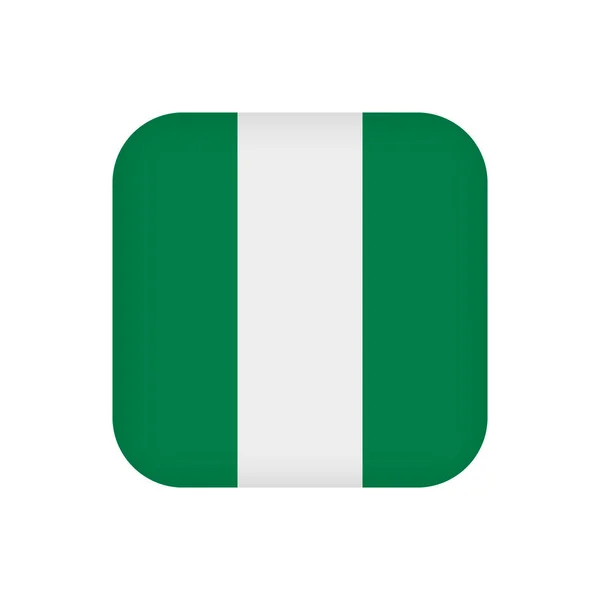 Bandeira Nigéria Cores Oficiais Ilustração Vetorial — Vetor de Stock
