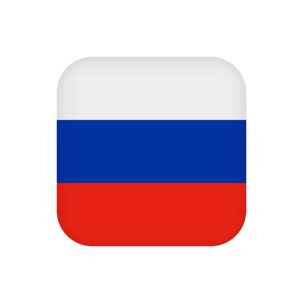 Bandeira Rússia Cores Oficiais Ilustração Vetorial —  Vetores de Stock