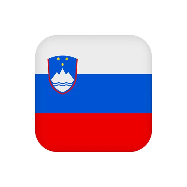 Slovenia Bandiera Colori Ufficiali Illustrazione Vettoriale — Vettoriale Stock