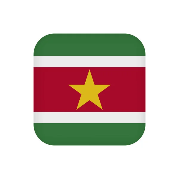 Прапор Суринаму Офіційні Кольори Приклад Вектора — стоковий вектор