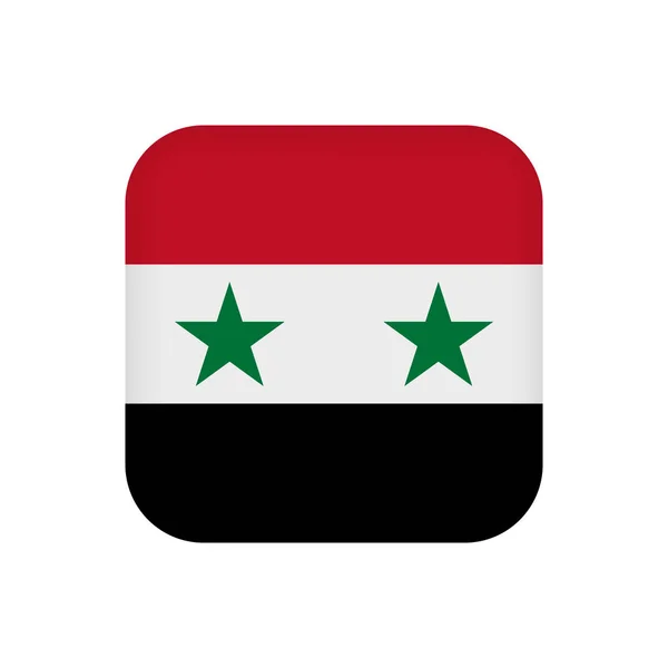 Syria Flag Official Colors Vector Illustration — Archivo Imágenes Vectoriales