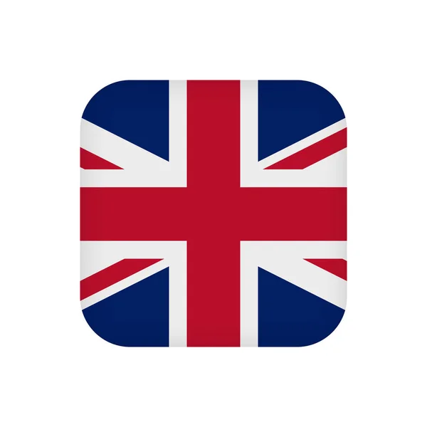 Bandera Del Reino Unido Colores Oficiales Ilustración Vectorial — Vector de stock