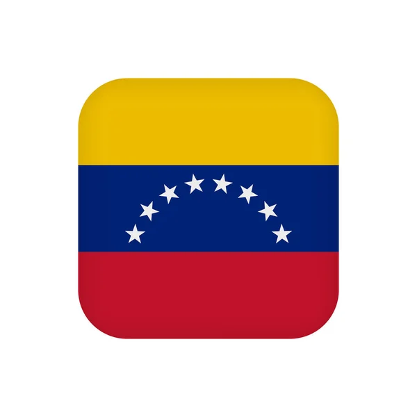 Venezuela Flag Official Colors Vector Illustration — Archivo Imágenes Vectoriales