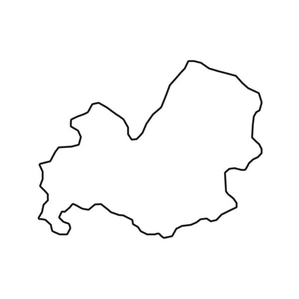 Molise Map Region Italy Vector Illustration — Stockový vektor