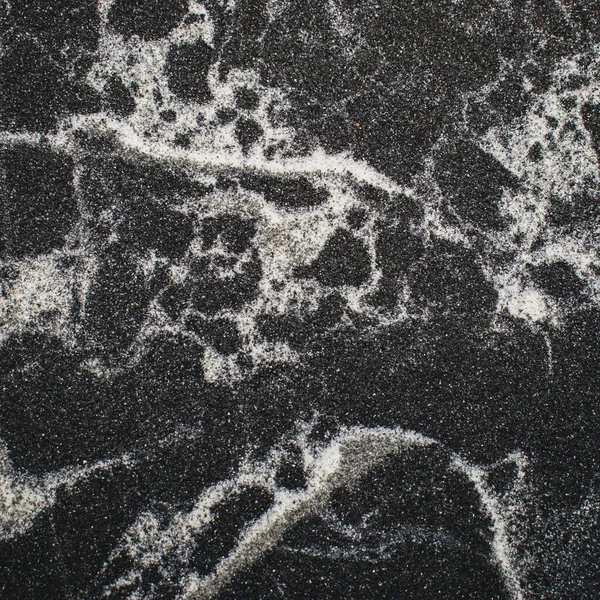 Черный Декоративный Камень Дизайна Интерьера Экстерьера — стоковое фото