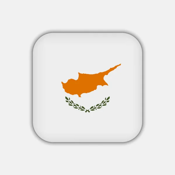 Cyprus Flag Official Colors Vector Illustration — стоковый вектор