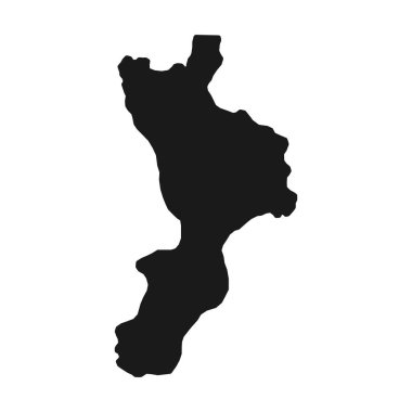 Calabria Map. Region of Italy. Vector illustration.