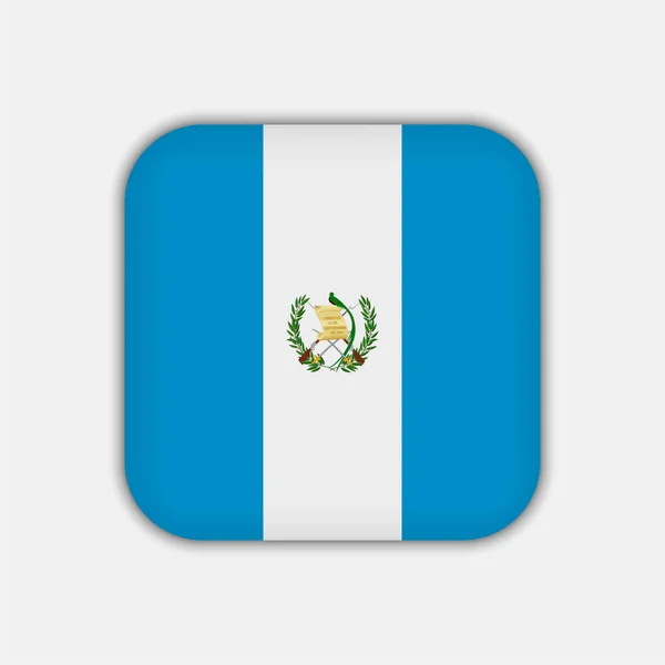 Прапор Гватемали Офіційні Кольори Приклад Вектора — стоковий вектор