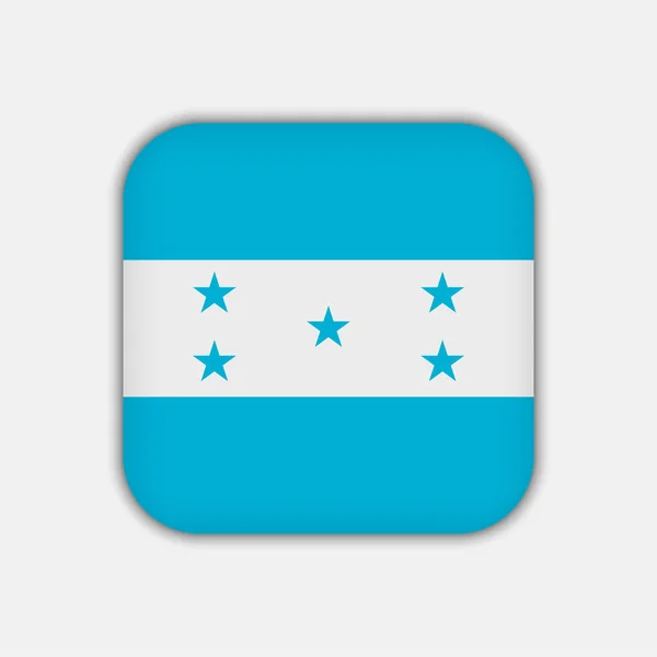 Honduras Flag Official Colors Vector Illustration — Vettoriale Stock