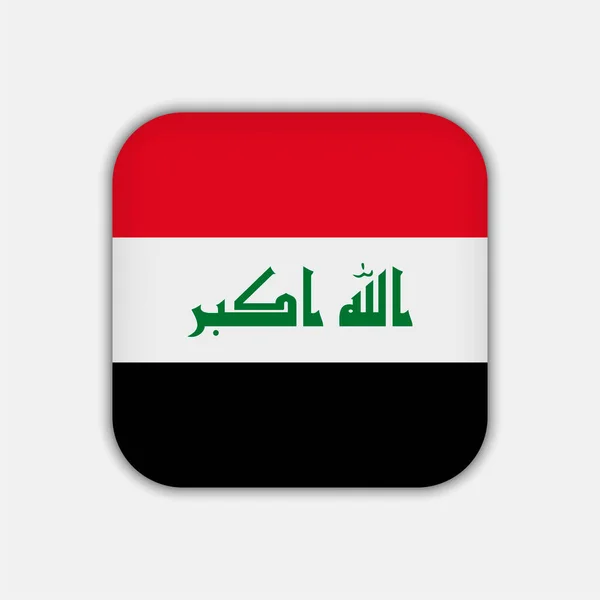 Iraq Flag Official Colors Vector Illustration — Stock vektor