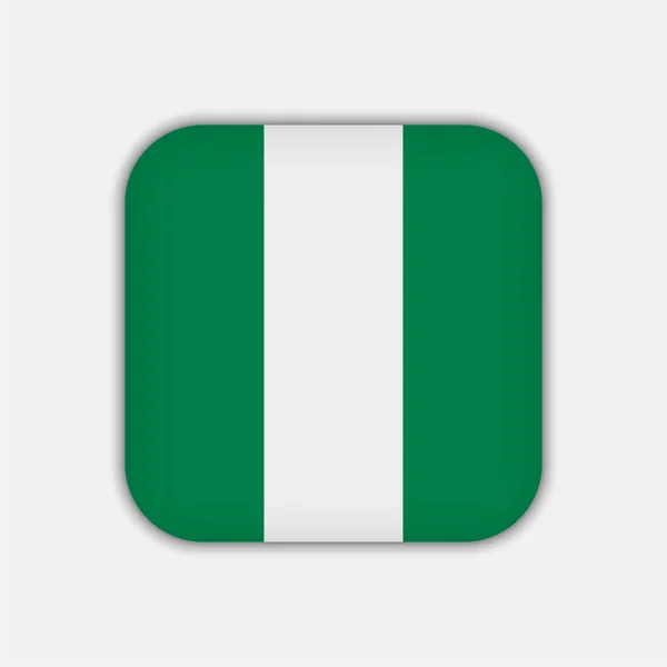Bandeira Nigéria Cores Oficiais Ilustração Vetorial — Vetor de Stock