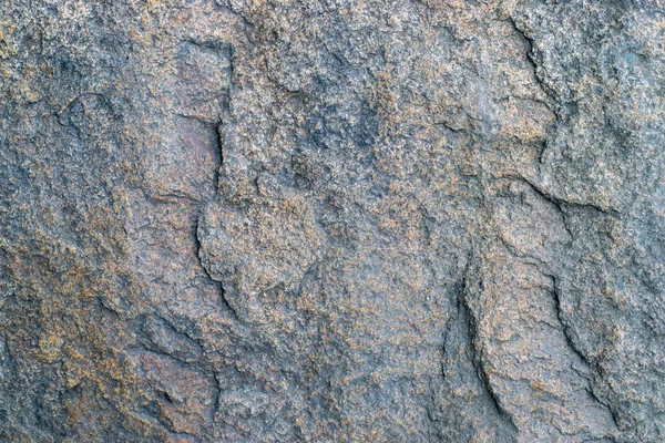 原始的灰色花岗岩岩石纹理背景 天然石墙碎片 — 图库照片