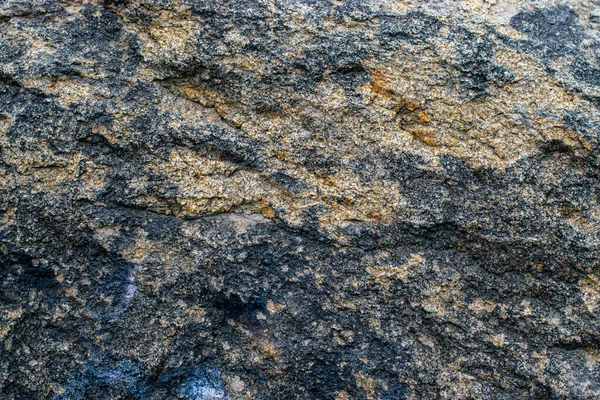 Nyers Szürke Gránit Kőzet Textúra Háttér Természetes Kőfal Töredéke — Stock Fotó