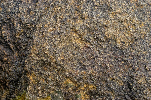 Raw Gray Granite Rock Texture Background Fragment Natural Stone Wall — Stock Photo, Image