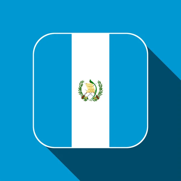 Bandera Guatemala Colores Oficiales Ilustración Vectorial — Vector de stock