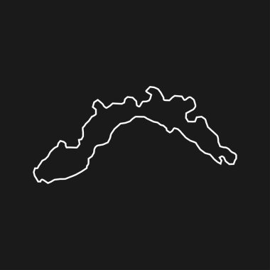Liguria Map. Region of Italy. Vector illustration.