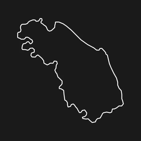 Marche Map Region Italy Vector Illustration — Stok Vektör