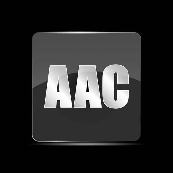 Aac文件图标 平面设计风格 — 图库矢量图片
