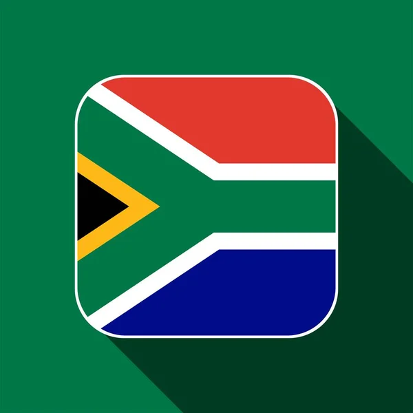 South Africa Flag Official Colors Vector Illustration — 스톡 벡터