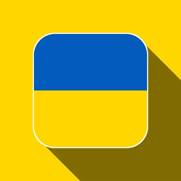Ukrainische Flagge Offizielle Farben Vektorillustration — Stockvektor