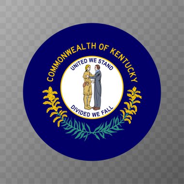 Kentucky state flag. Vector illustration.