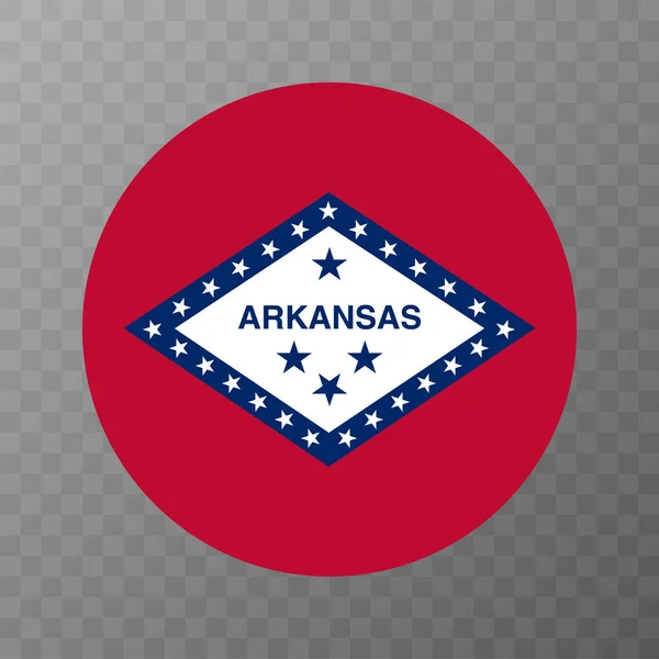 Arkansas State Flag Vector Illustration — Vector de stock