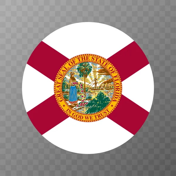 Bandiera Statale Della Florida Illustrazione Vettoriale — Vettoriale Stock