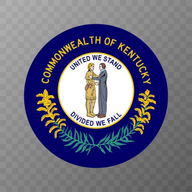 Kentucky state flag. Vector illustration.