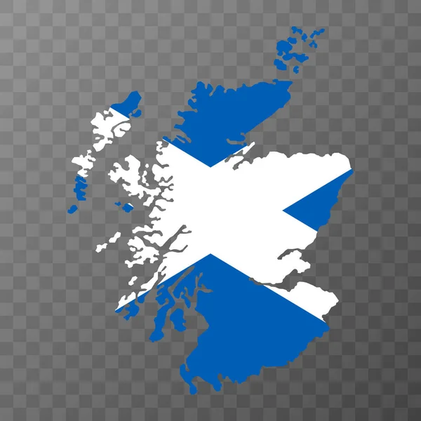 Scotland Region Map Vector Illustration — Stock Vector