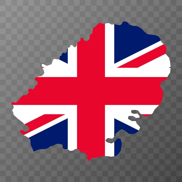 Angleterre Orientale Royaume Uni Carte Région Illustration Vectorielle — Image vectorielle