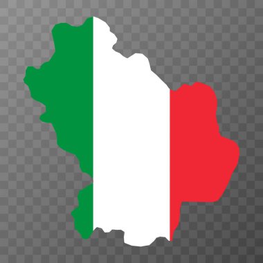 Basilicata Map. Region of Italy. Vector illustration.