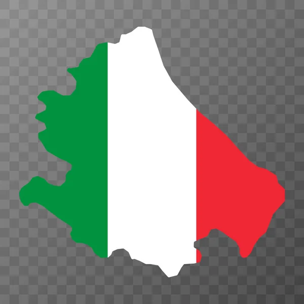 Abruzzo Map Region Italy Vector Illustration — Vetor de Stock