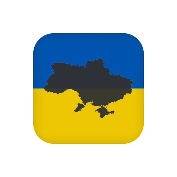 Bandiera Ucraina Colori Ufficiali Illustrazione Vettoriale — Vettoriale Stock