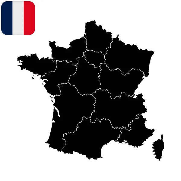 France Regions Vector Illustration — Stock Vector