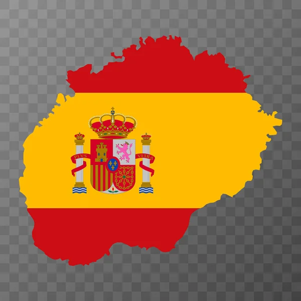 Isla Alegranza Kaart Spanje Regio Vectorillustratie — Stockvector