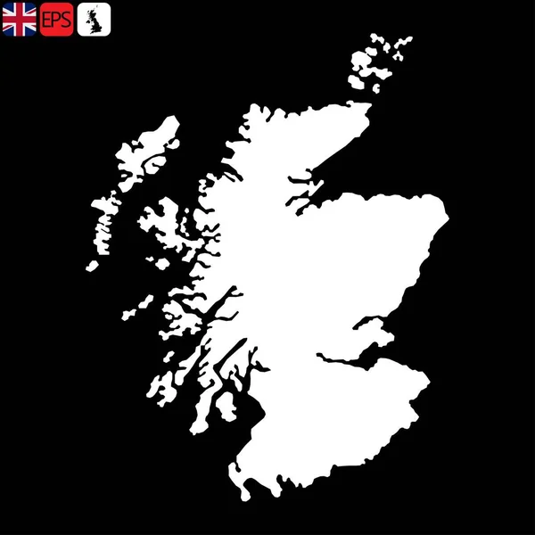 Scotland Region Map Vector Illustration — Stock Vector