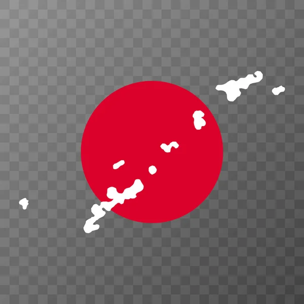 Mapa Okinawy Region Japonii Ilustracja Wektora — Wektor stockowy