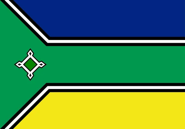 Amapa Flag Delstaten Brasilien Vektor Illustration — Stock vektor