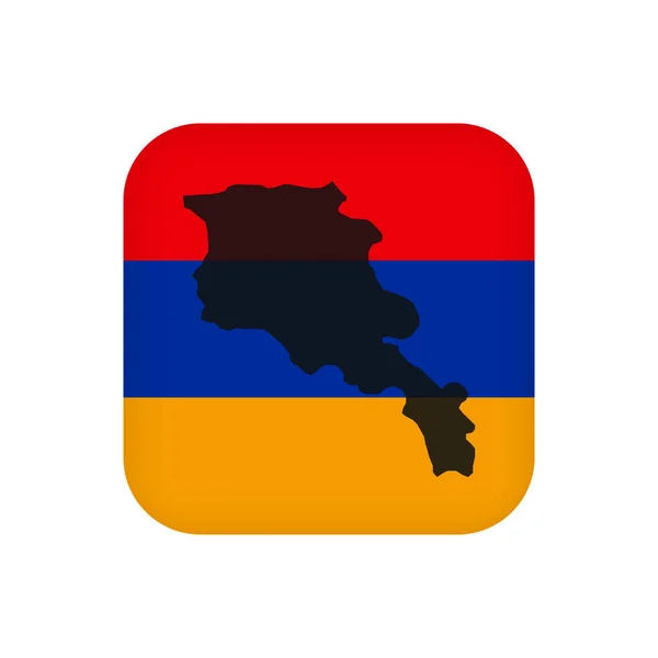 Armenia Flag Official Colors Vector Illustration — Wektor stockowy