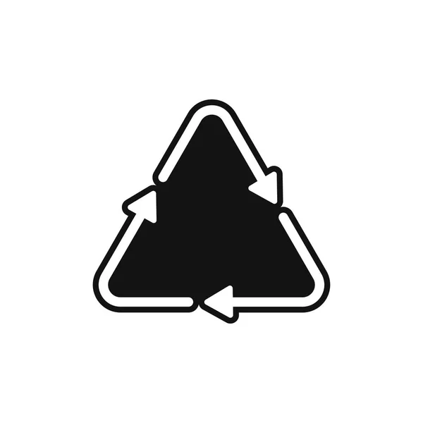 Recycle Symbol Vector Illustration Icon — Stock Vector