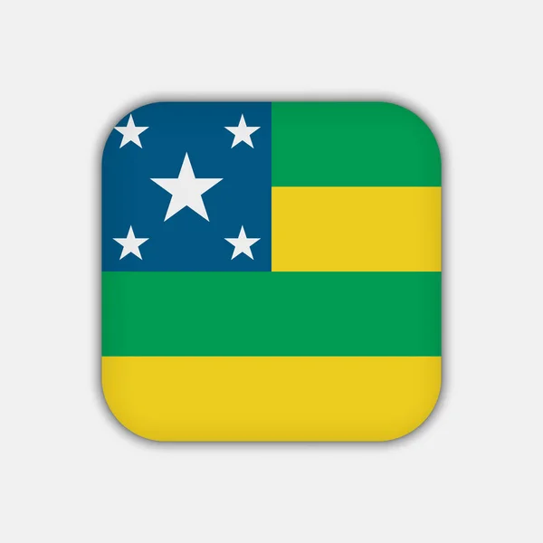 Bandeira Sergipe Estado Brasil Ilustração Vetorial —  Vetores de Stock