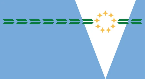 Formosa Flag Argentina Provinces Vector Illustration — Stock Vector