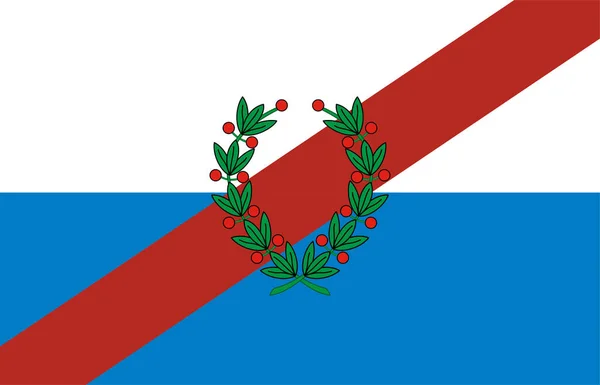 Rioja Flagge Argentinische Provinzen Vektorillustration — Stockvektor